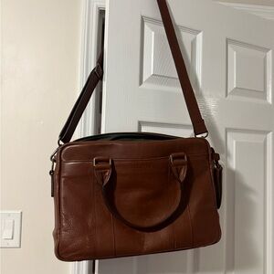 Tecovas Chestnut Leather Briefcase